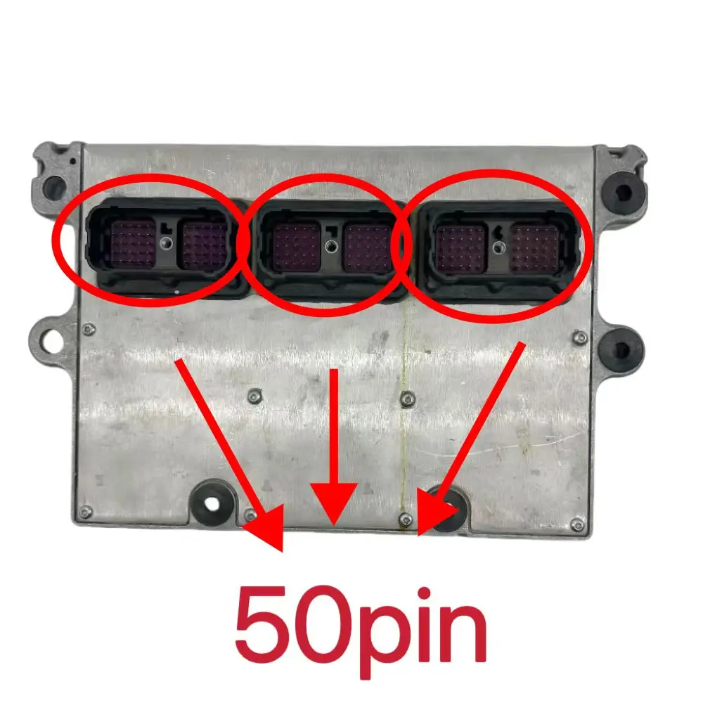 50pin 50pin is suitable for Cummins engine ECU P3408501 connector. There are 3 pieces inside the package
