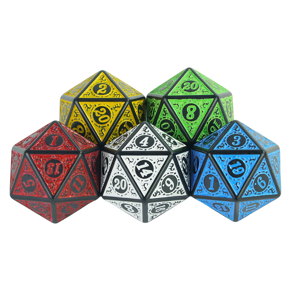 Game Dice Set D20 Polyhedral 20 Sided 10PCS for D&D RPG Playing Table Game