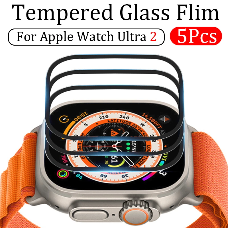 Pellicola Protettiva Per Schermo Smart Watch Flim In Vetro Temperato Trasparente Hd Per Apple Watch Ultra 2 Pellicola Protettiva Per Iwatch Ultra 2 49