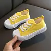 Baby Child White/black Sneaker Spring Lace-up Leisure Kid Comfort Boy/girl Canvas Shoes 6
