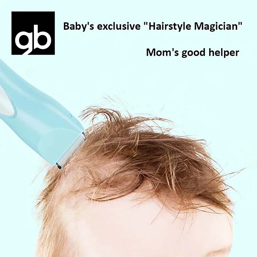 gb Children's hair clipper, USB charging, 8 free hairstyle molds, fully washable, ergonomic design, detachable design