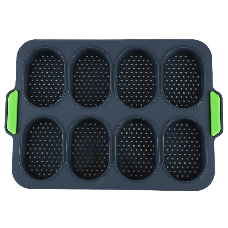 

8 holes Oval Silicone Muffin Pan Cupcake Mold Muffin Tray Cupcake Non Stick Mini Cake Mould Bakeware Biscuit Pan