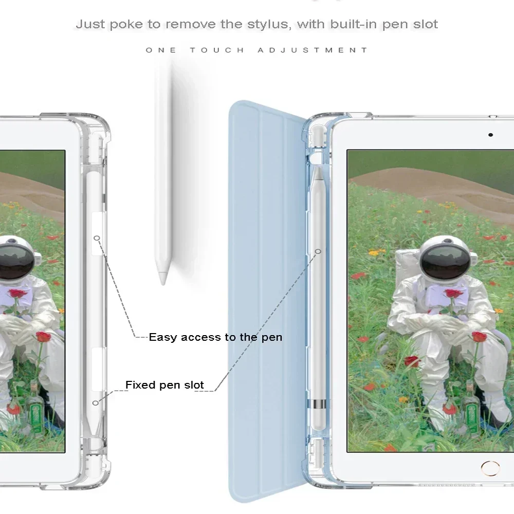 Versatile Tablet Case with Pencil Holder - Fits Various Sizes and Models