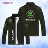 Men's Jacket Skoda Logo Printing Casual Baseball Jacket HipHop Outwear High Quality Spring Autumn Baseball Uniform Moto Jacket 5