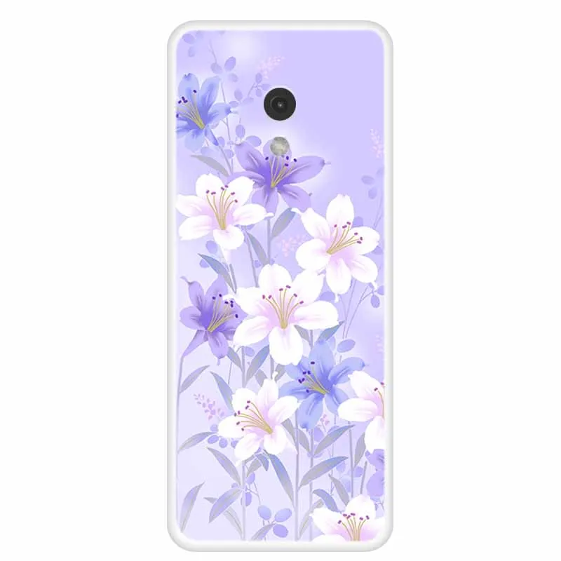 Clear Soft Silicone Floral Phone Case, Transparent Back Cover