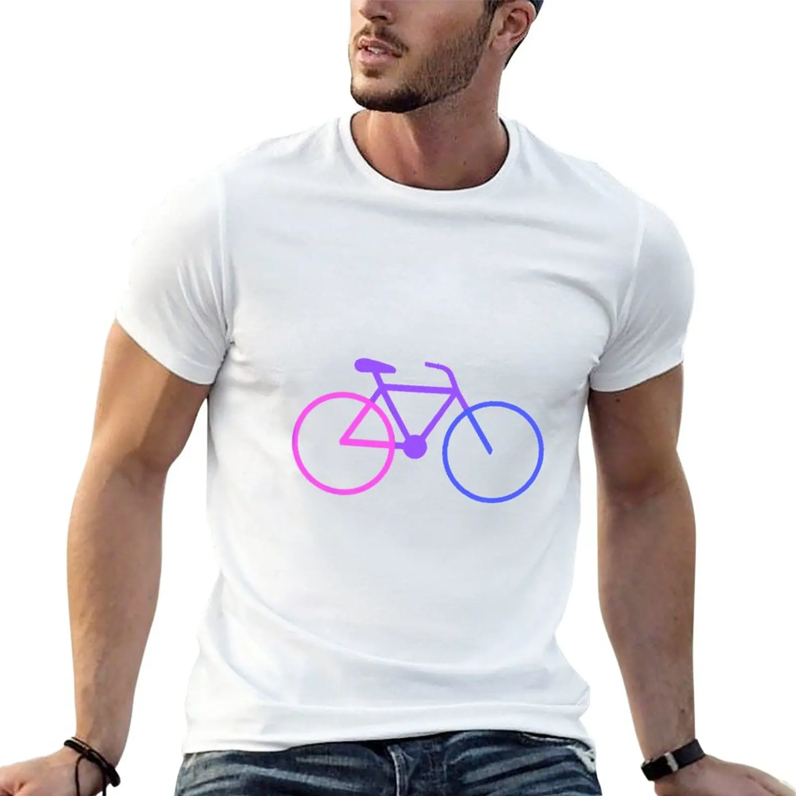 

Bisexual bicycle T-Shirt cute tops plain t-shirt custom t shirts design your own t shirts for men graphic
