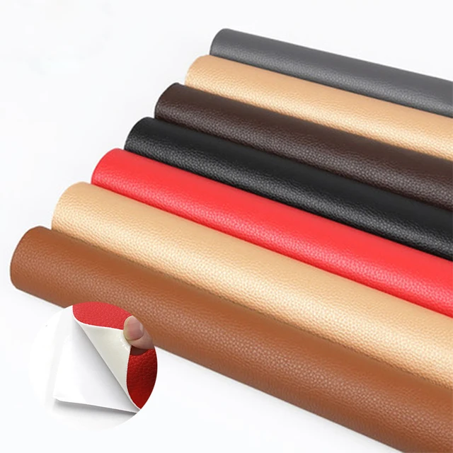 50x137CM Self Adhesive PU Leather Fabric Patch Car Seat Sofa Repairing Patches Stick-On Leather PU Fabrics Stickers Patches 4