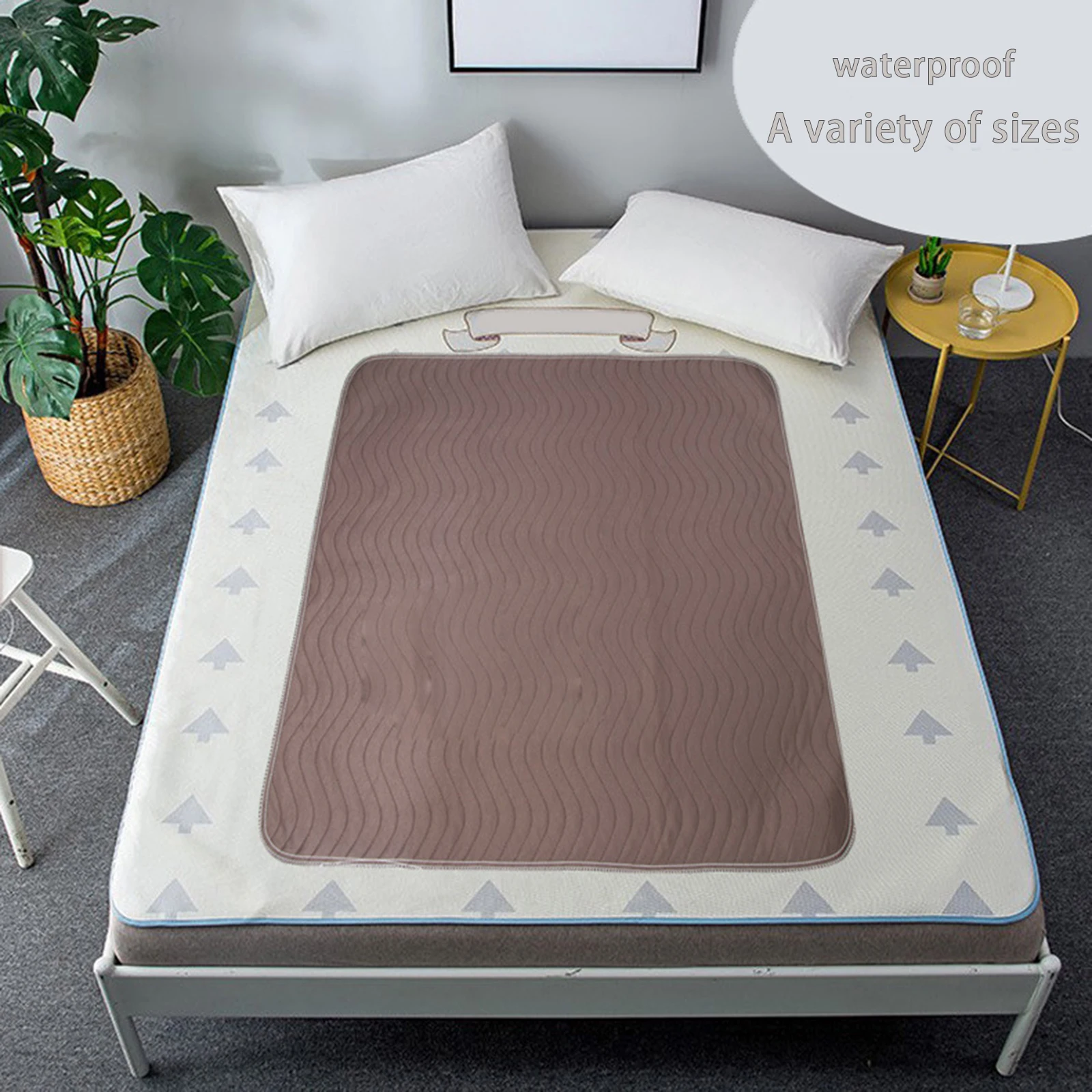 Incontinence  Bed Pad Chair Pad Washable Waterproof Protector for Spills Urine Fluids Adults Rubber Underwear Changing Pee 5