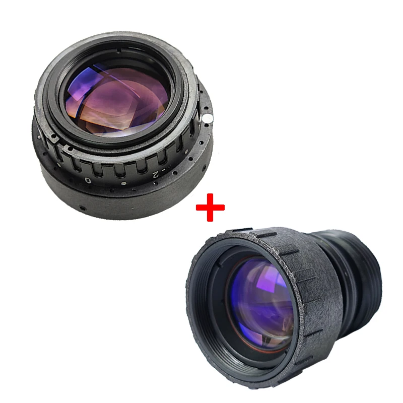 PVS14 接眼レンズと対物レンズのオフセットとコリメートレンズの