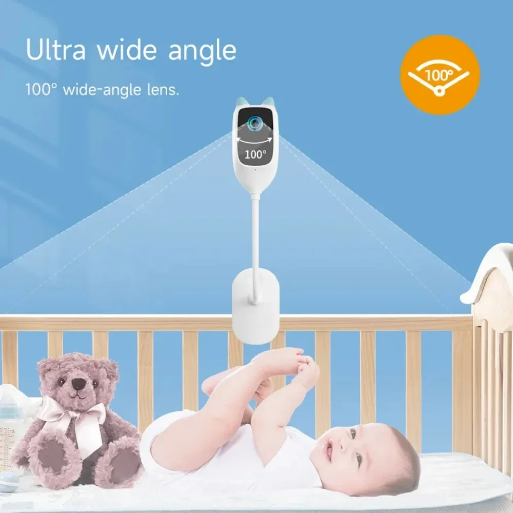 Smart Baby Monitor Camera 1080P HD Video Pixels 150&deg; Infrared Night Vision Cry Detection baby monitor