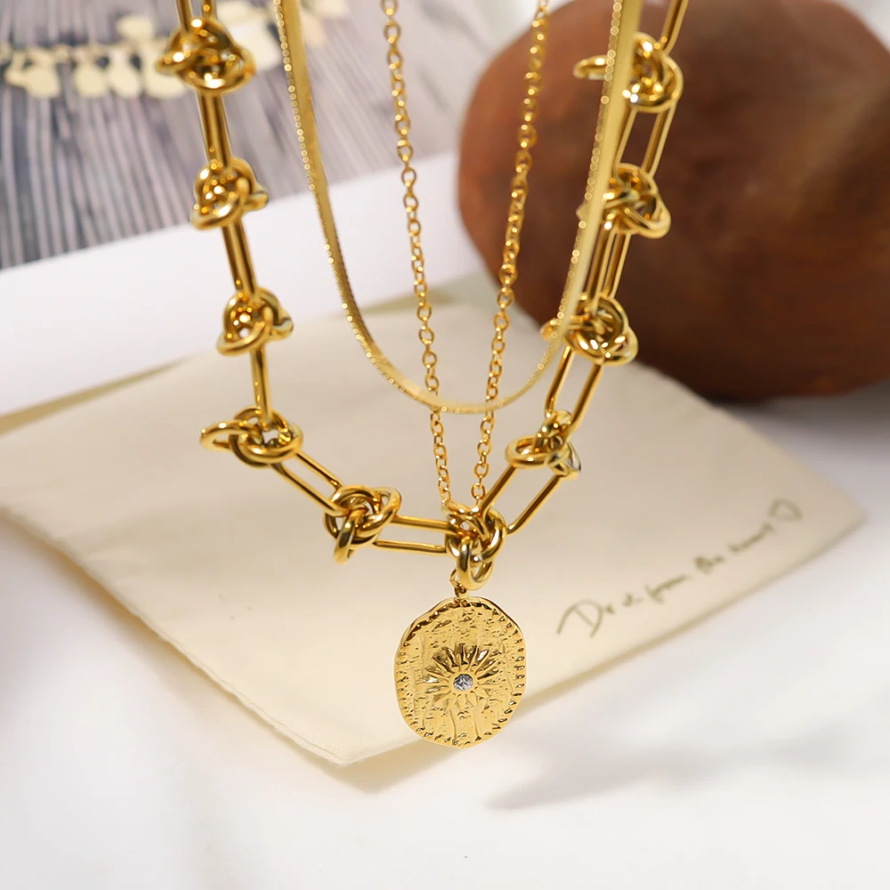Collier écureuil Mignon Plaqué Or/argent 18K - Acier Inoxydable, Longueur 50+7cm - Cadeau Noël, Anniversaire Pour Femmes/filles
