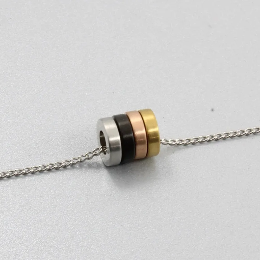 

Classic NK Chain Trend Street Side Men's Hollow Circle Design Customized Men's OL Style Personalized Letter Gift Jewelry