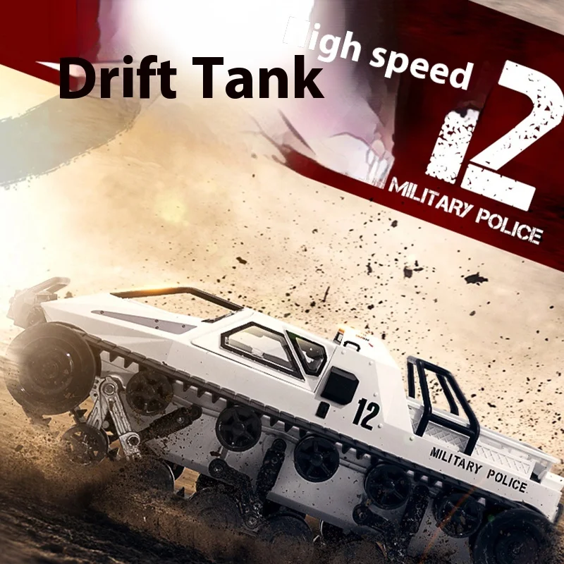 JJRC Remote Controlled Tank Vehicle Tracked Armored Model Professional Rc Drift Climbing Off-Road Vehicle Boy Toy 4