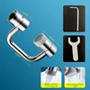 1080 degree rotating faucet extender metal U shaped robotic arm universal dual model Splash-proof filter faucet home bathroom 4