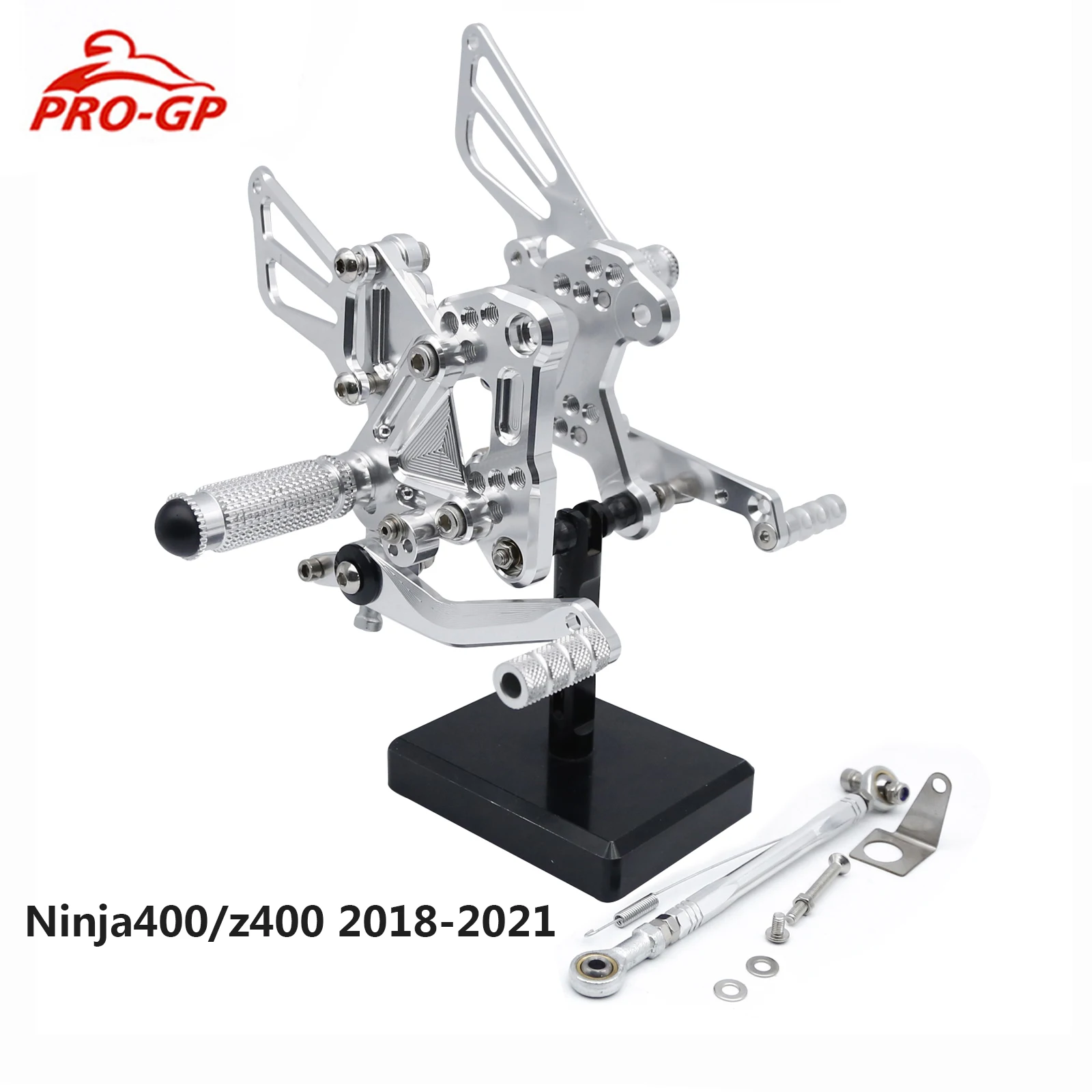 

For Kawasaki Ninja400/z400 2018-2021 2018 2019 2020 2021 Motorcycle Foldable Foot Pegs Footrest Rearset Footpeg Rest Pedal