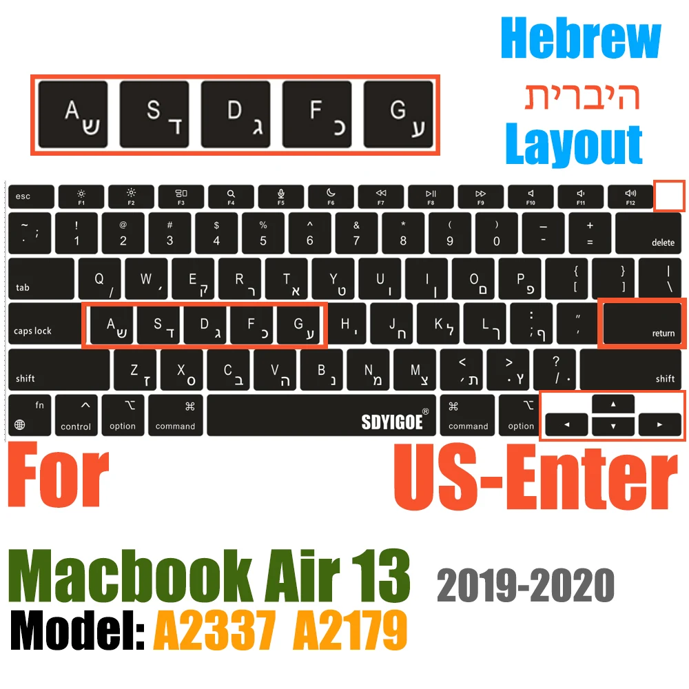 Waterproof Protective Silicone Keyboard Cover with Touch ID