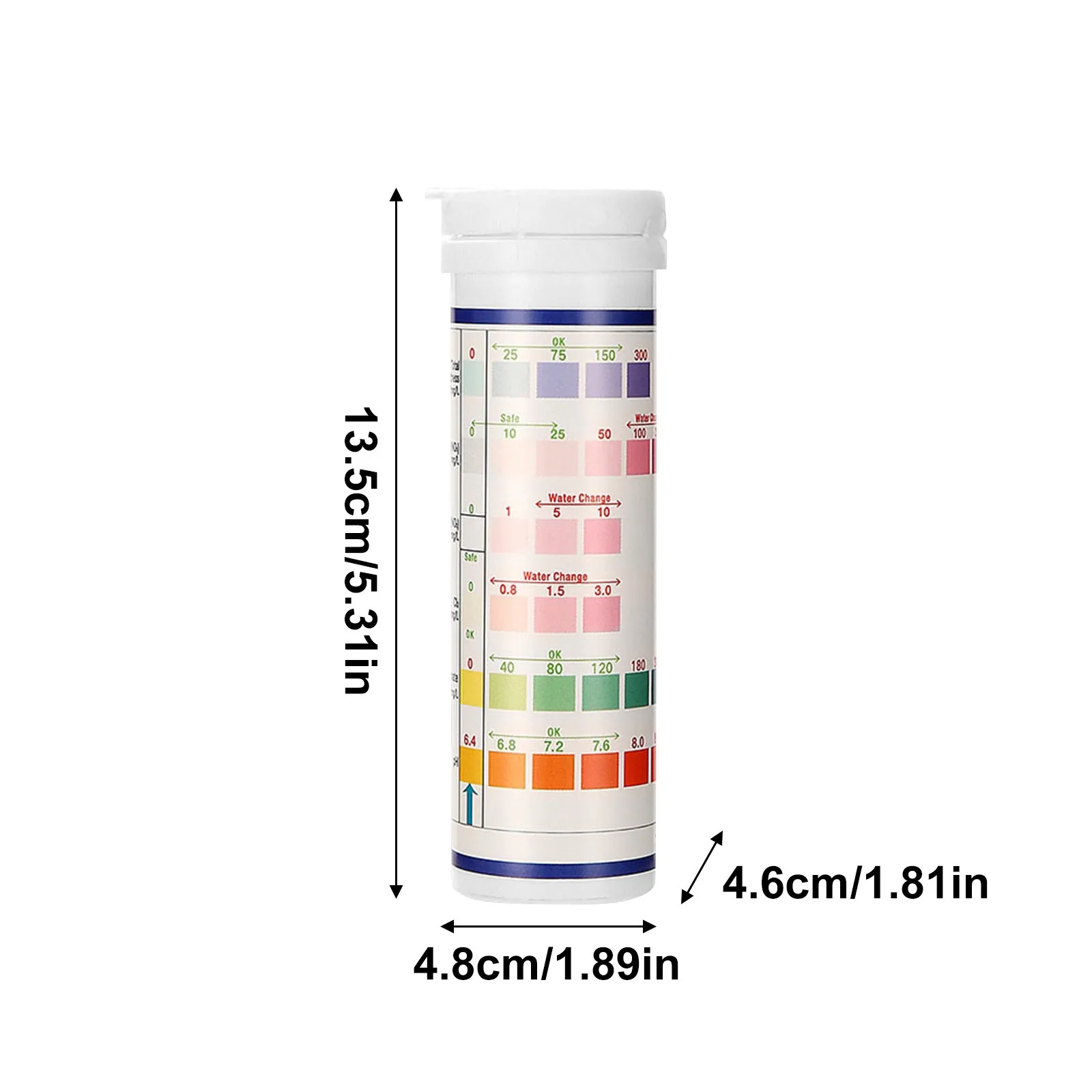 quarium Test Strips For Fish: 6 In 1 Fish Tank Water Testing Kit For Aquarium Pond-Accurate Testing Nitrate Nitrite Hardness