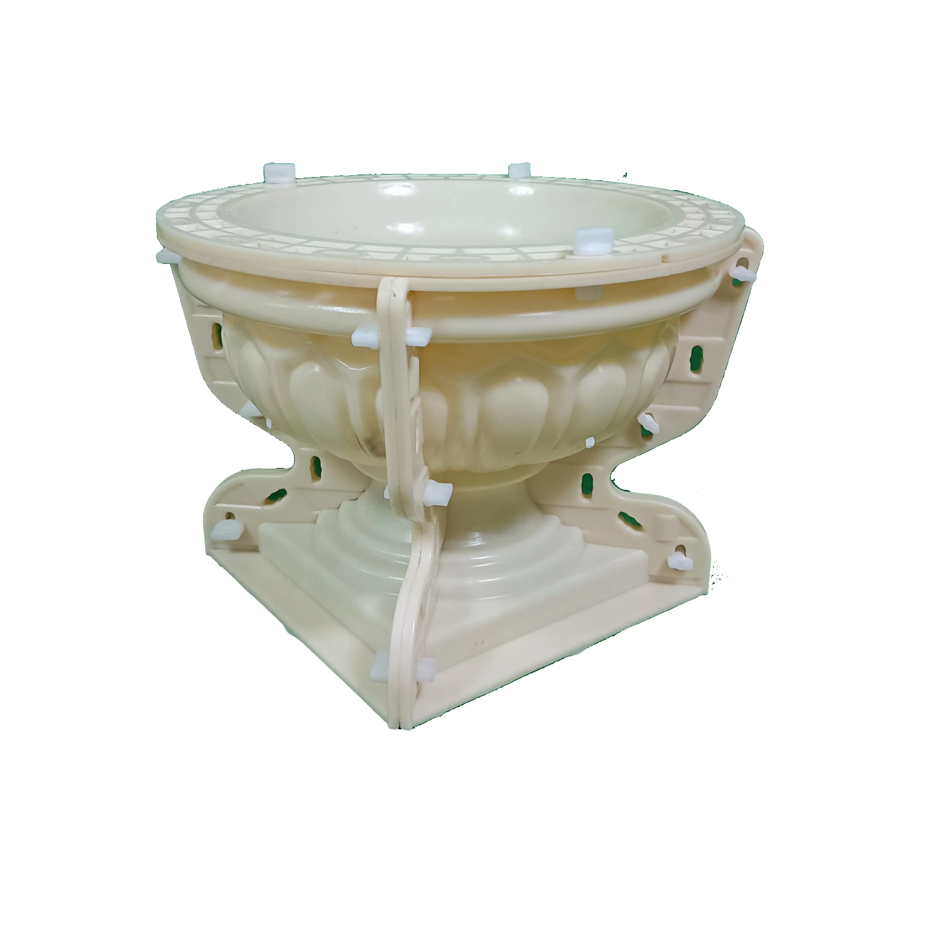 Plastic Precast Concrete Flower Pot Molds D30cm