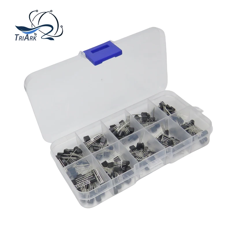 TO-92 Transistor Assortment Kit - 100/200 PCS with Storage Box