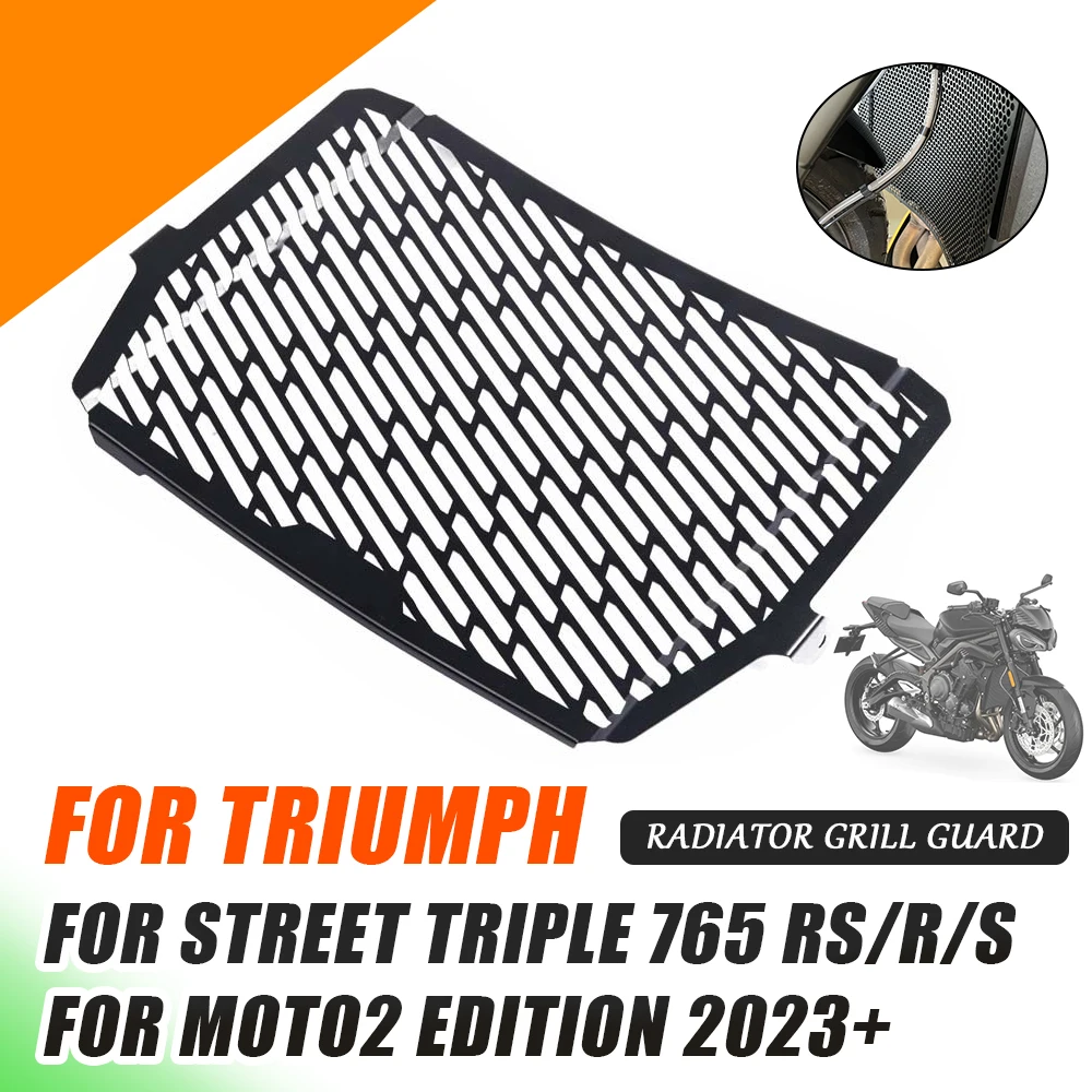 

Motorcycle Radiator Grille Cover Guard Protection Protector For Triumph Street Triple 765S S765R 765RS 765 R S RS 660S 2023 2024