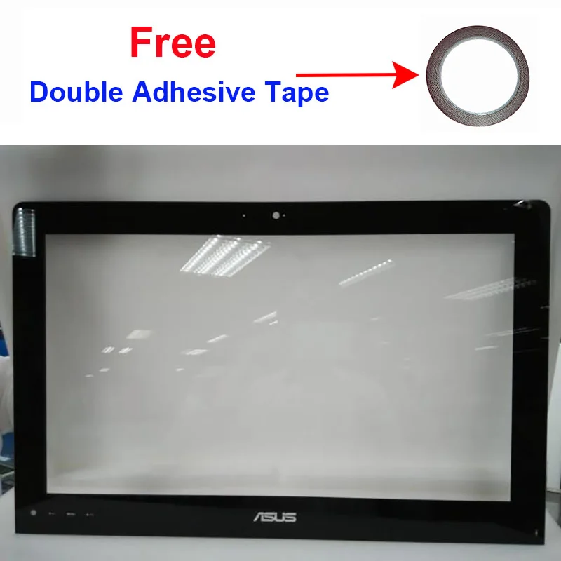 새로운 ASUS ET2220 ET2221 올인원 21.5 인치 비 터치 외부 스크린 유리, 양면 테이프 포함