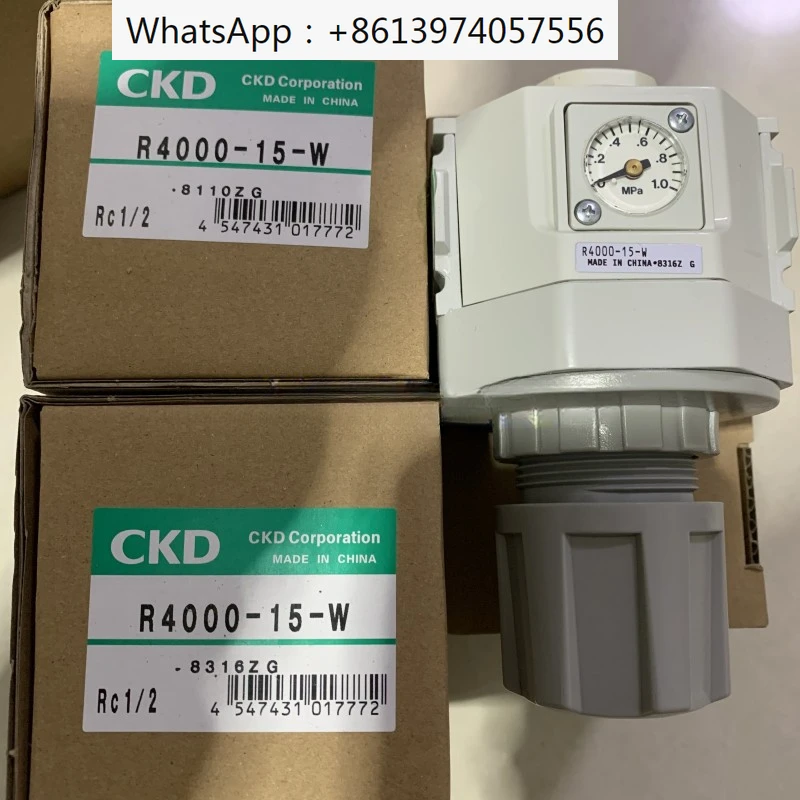 

Original CKD pressure regulating valve R4000-15-W R4000-15-W-T8 brand new and genuine