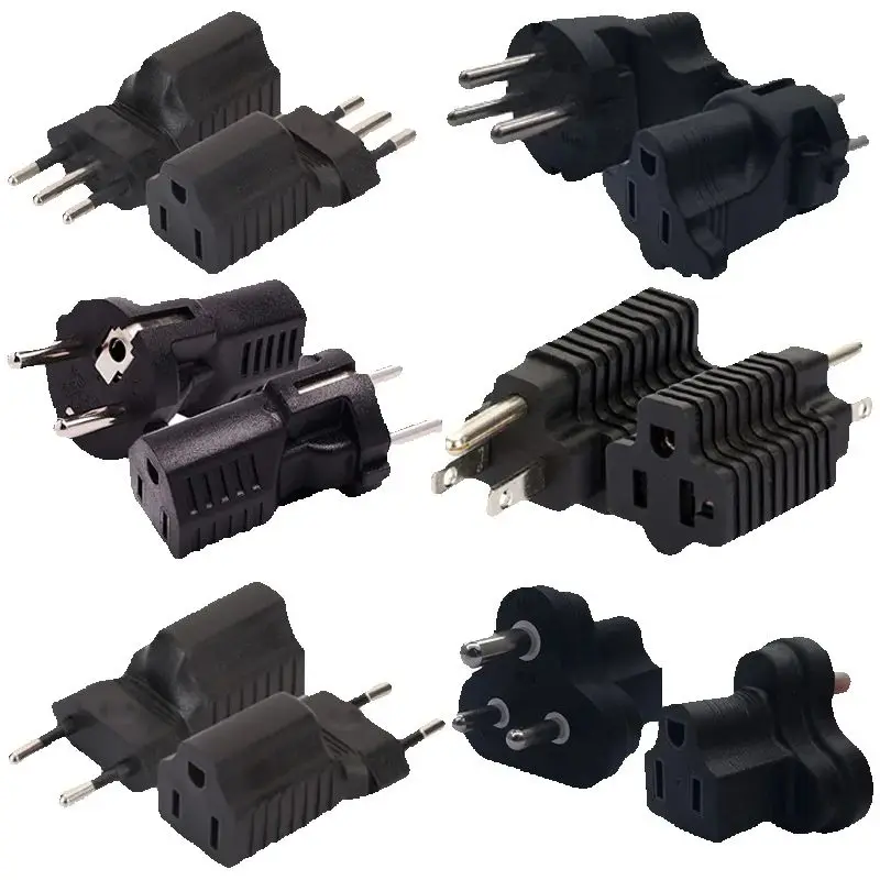 유럽 ??미국 Nema L5-20R 6-15R 6-20R 5-15R 미국 AU 변환 전원 소켓 플러그 5-20P 6-20P 5-15P 이탈리아 인도 EU C13 커넥터