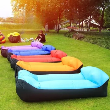 Divano Gonfiabile Portatile da Esterno, Lettino Gonfiabile da Sole, Sedia Gonfiabile, Sacco Gonfiabile, Letto ad Aria da Campeggio, Pouf