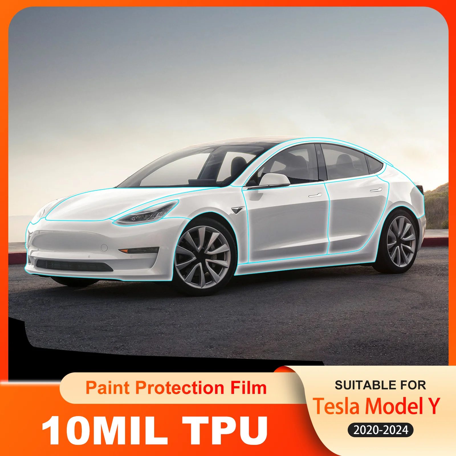 Crisp Tesla Model Y Paint Protection Film Kit Picture for Desktop Crisp Tesla Model Y Paint Protection Film Kit Picture for Desktop