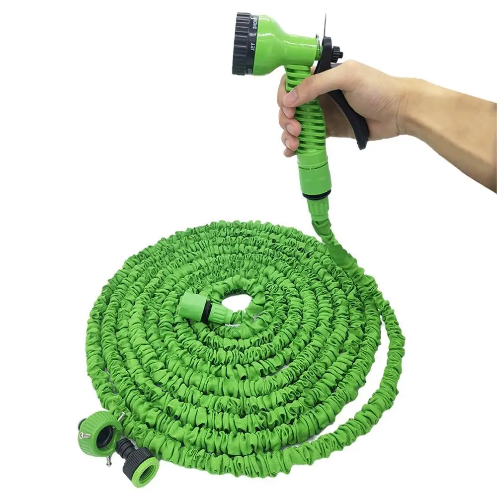 Expandable Magic Hose High-Pressure Car Wash 7 Water Spraying Functions Water Gun Home Garden Watering Hose