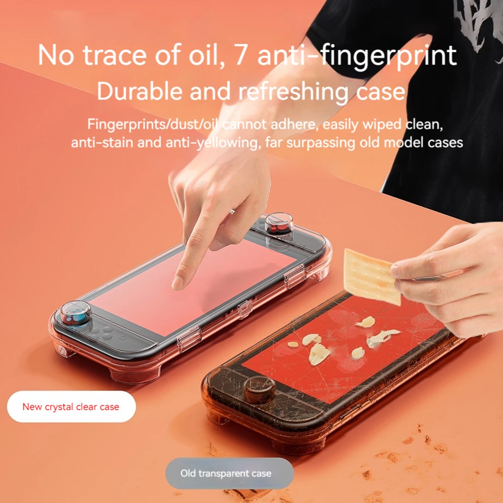 Clear Storage Case Holds 12 Game Cards Hard Shell Case Game Console Cover Slim Carrying Case for Nintendo for Switch 2