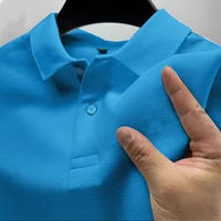 Polo d'été décontracté et respirant pour hommes, confortable, couleur unie, T-Shirt à manches courtes de haute qualité, offre spéciale, 2025 ﻿ 6