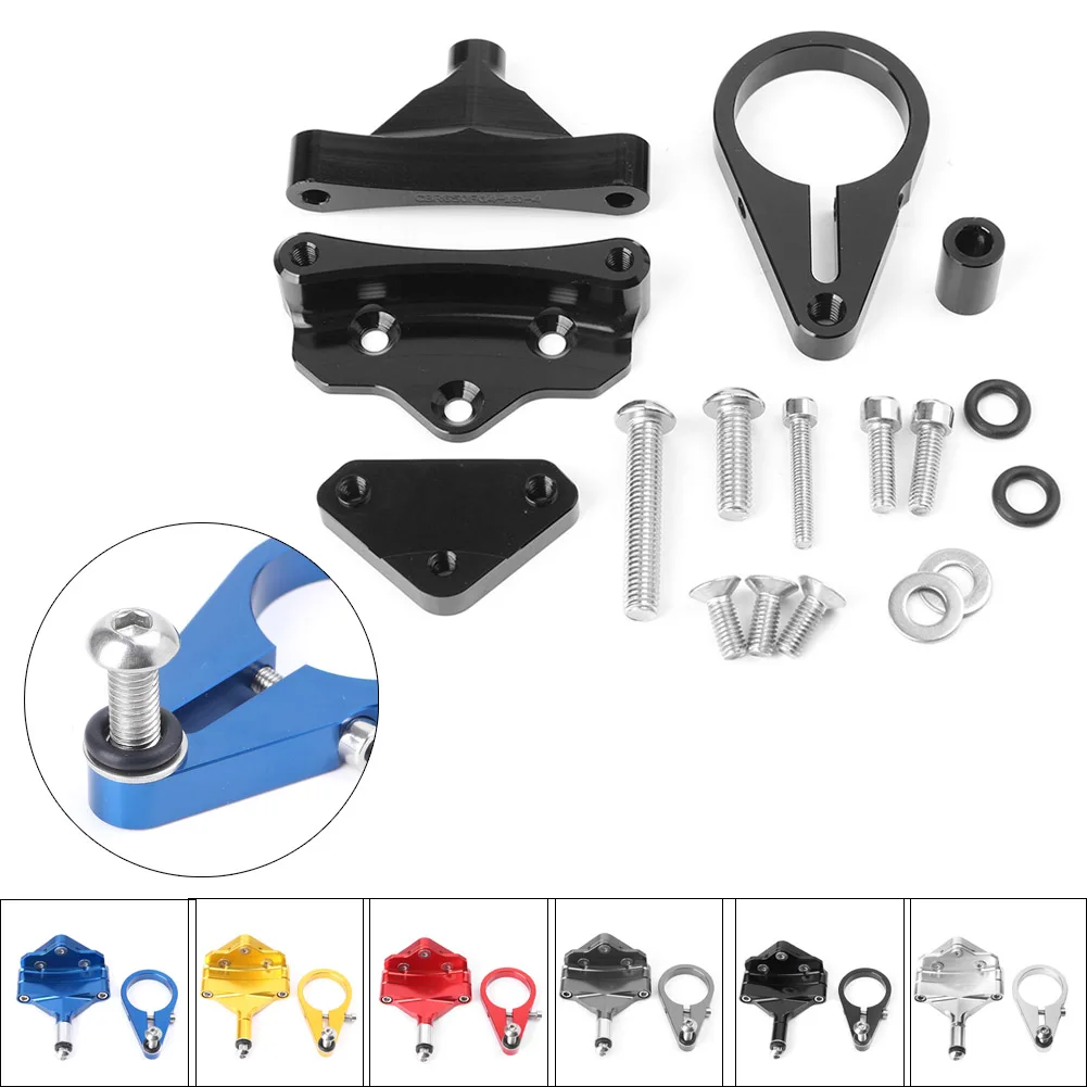 

For Honda CBR650F 2014 2015 2016 2017 Motorbike Steering Damper Stabilizer Bracket Mounting Holder Set CNC Aluminum