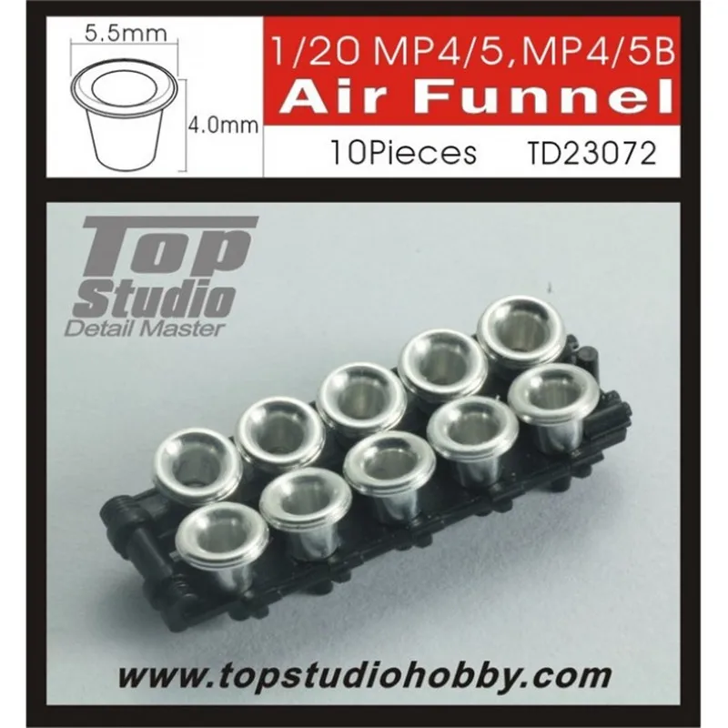 

Top Studio TD23072 1/20 MP4/5, MP4/5B Air Funnel Detail-up Model Car Modifications Hand Made Model Set