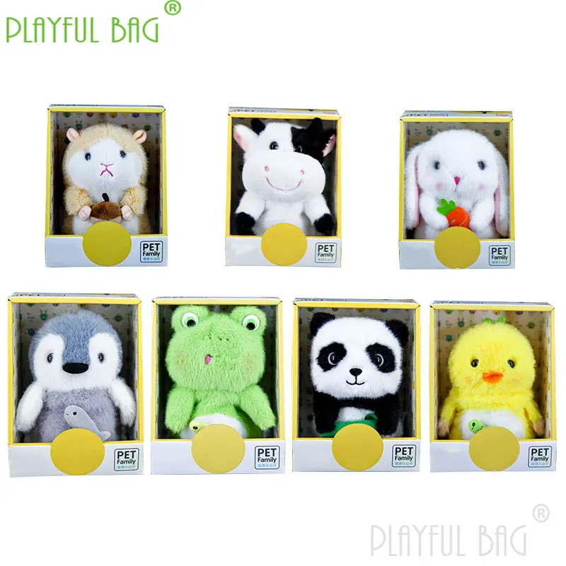 Electric Plush Toys Animal Cute Rabbit Duck Penguin Panda Frog Hamster Dance Talk Interactive Robot Child Gift Pet Figure VD106