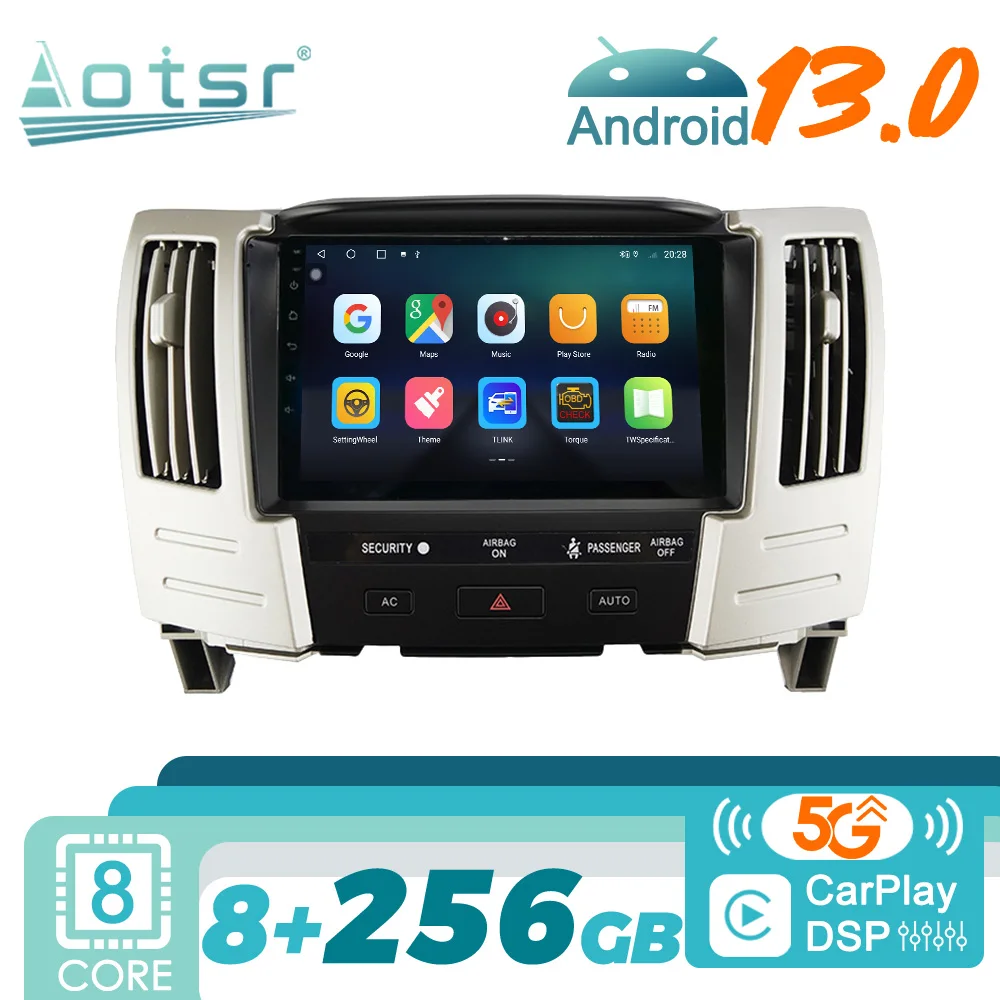 

For Lexus RX RX300 RX330 RX350 RX400H 2003 - 2009 Android Car Radio 2Din Autoradio Stereo Multimedia Video Player GPS Navigation