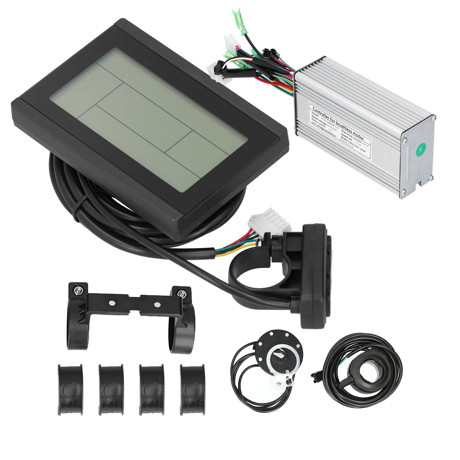 Electric Bicycle Controller Conversion Kit With KT-LCD3 Display Aluminum Alloy Motor Speed Controller For 36V/48V 500W Motor