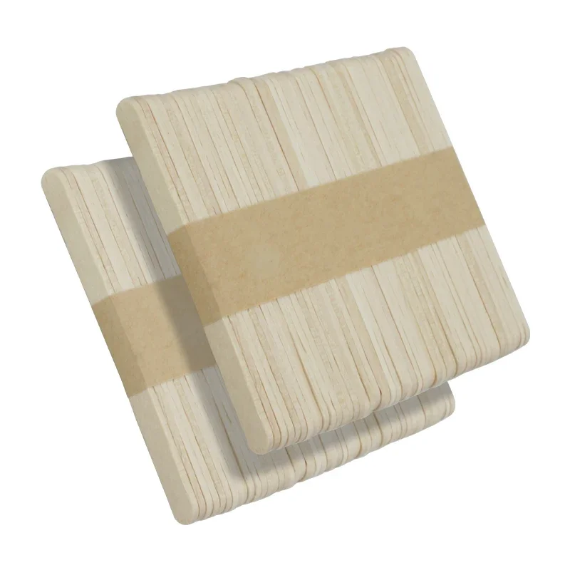 Description Picture 6 of item50/100pcs Ice Cream Spoon Hand Crafts Art Ice Cream Lolly Cake Tools Ice Cream Popsicle Sticks Natural Wooden Sticks