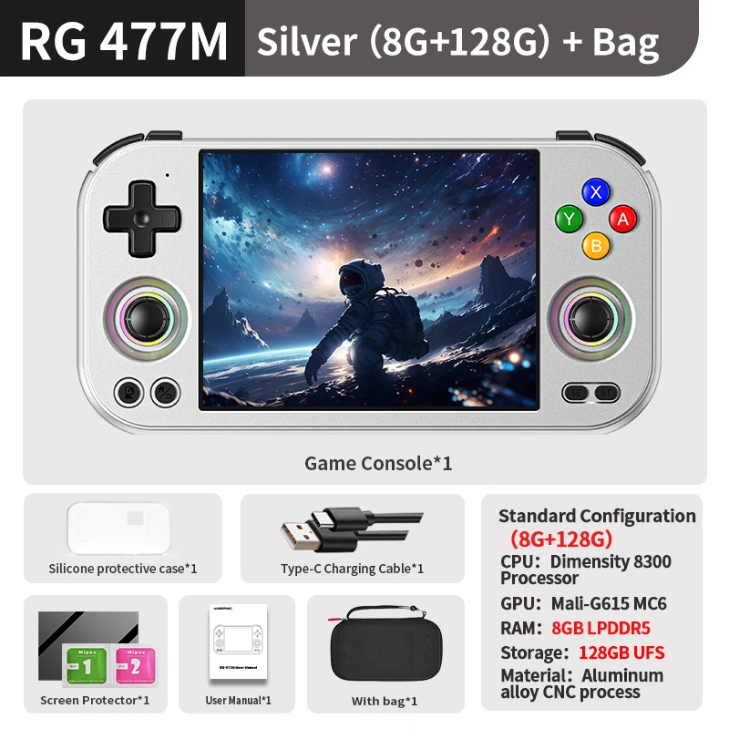 ANBERNIC RG 477M Retro Handheld Game Console 4.7