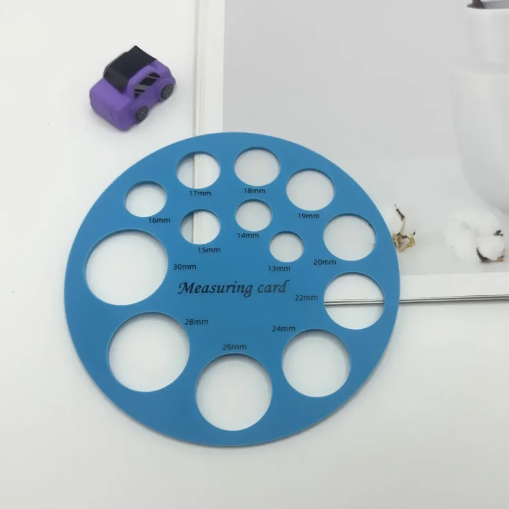 Silicone Nipple Measuring Card Non-stick Breast Pump Flange Circle Ruler Sizing Tool Efficient Breast Feeding Supply Accessories with breast pump accessories