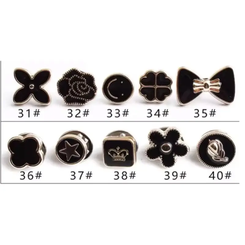 10pcs/Fashion Brooch SetPrevent Accidental Exposure Buttons Brooch Badge Cufflinks Button Detachable Buttons Sewing Accessories - Image 10