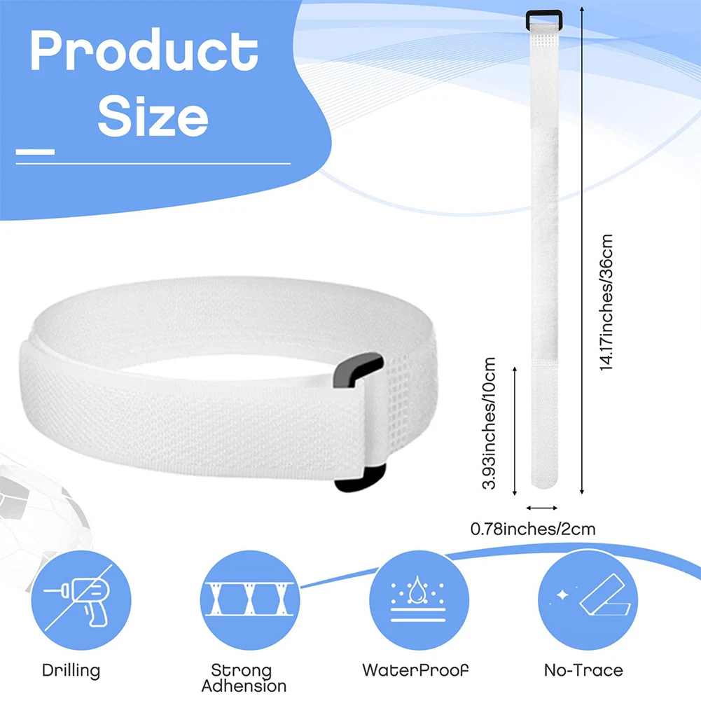 Adjustable Soccer Net Straps Blended Fabric Football Goal Clips