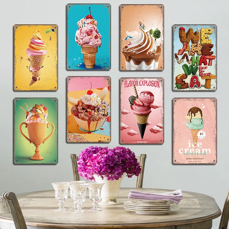 Targa In Metallo Vintage Pizza 30,5x20,3 Cm | Decorazione Parete Per Cucina, Bar O Ristorante