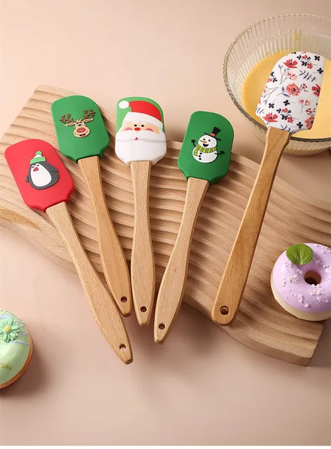 Set 6 Spatole In Silicone Per Cucina - Resistente Al Calore, Per Cuocere E Mescolare - Foto 8