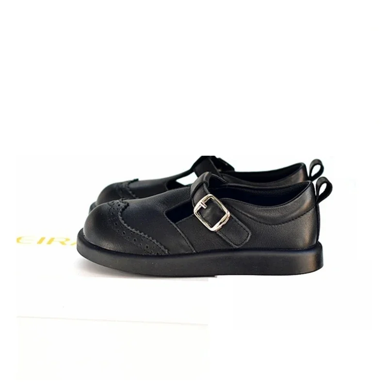 Genuine Leather Boys Leather Shoes Autumn Spring Cow Leather Children's School Shoes Party Baby Girls' Casual Shoes 3