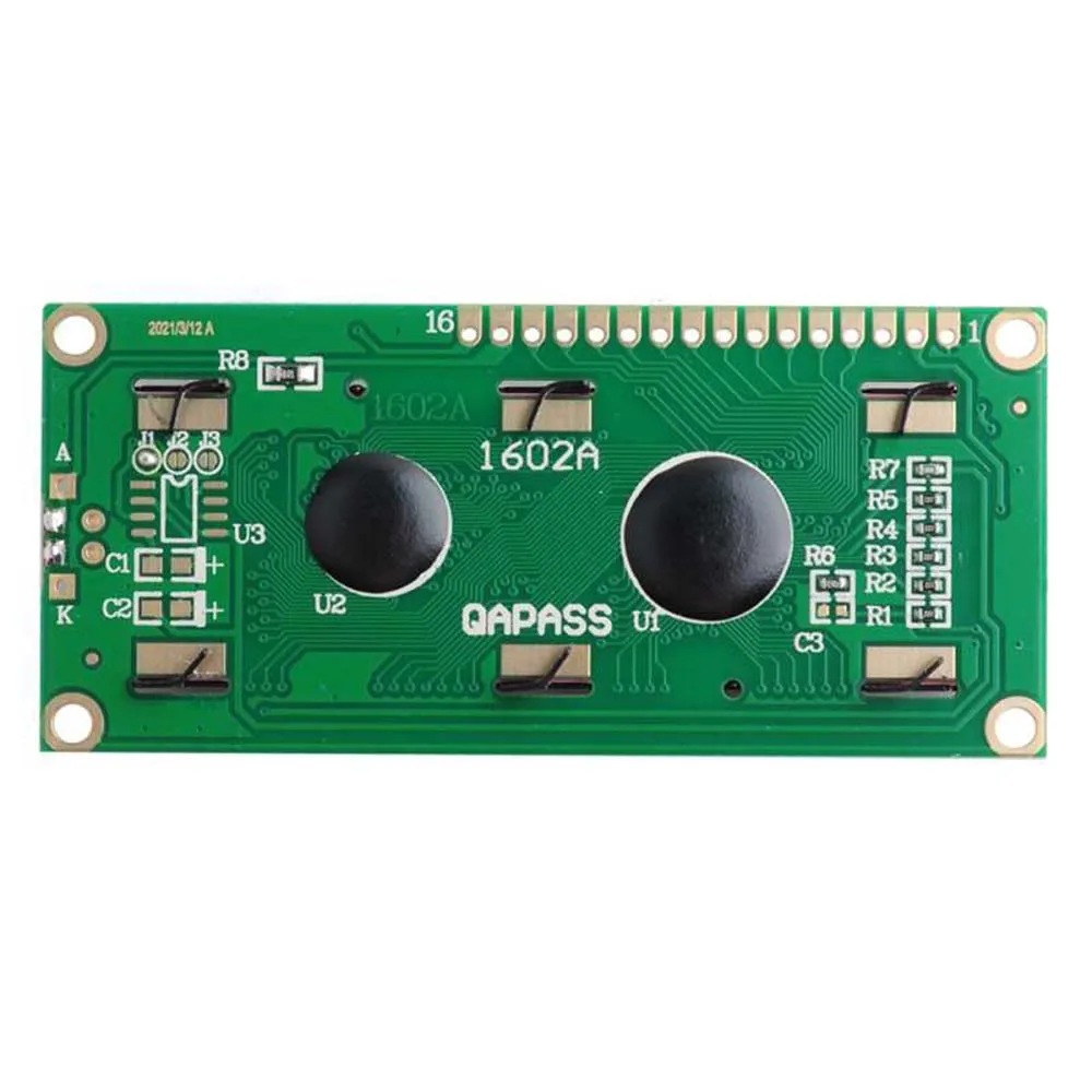 2PCS LCD1602 1602 LCD Display Module with Blue Backlight 51 Learning Board Supporting LCD1602 16x2 LCD for Arduino