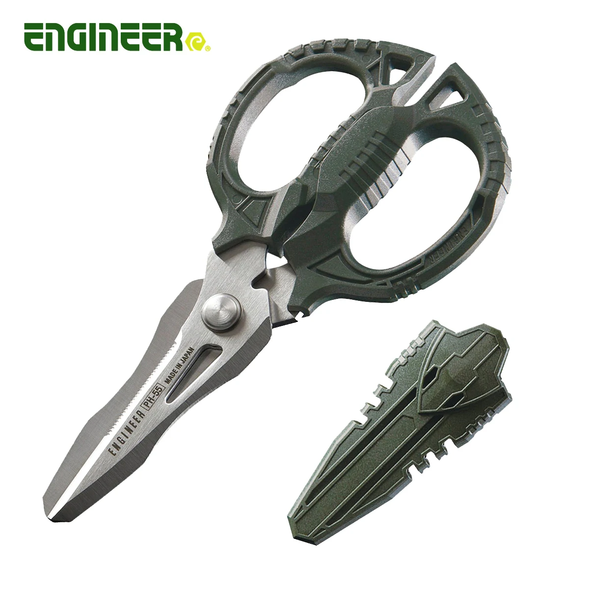 

Japanese Engineer Engineer PH-55 PH-55/56/57 Toothed Anti-skid Scissors Powerful Universal Iron Wrist Electrician Scissors