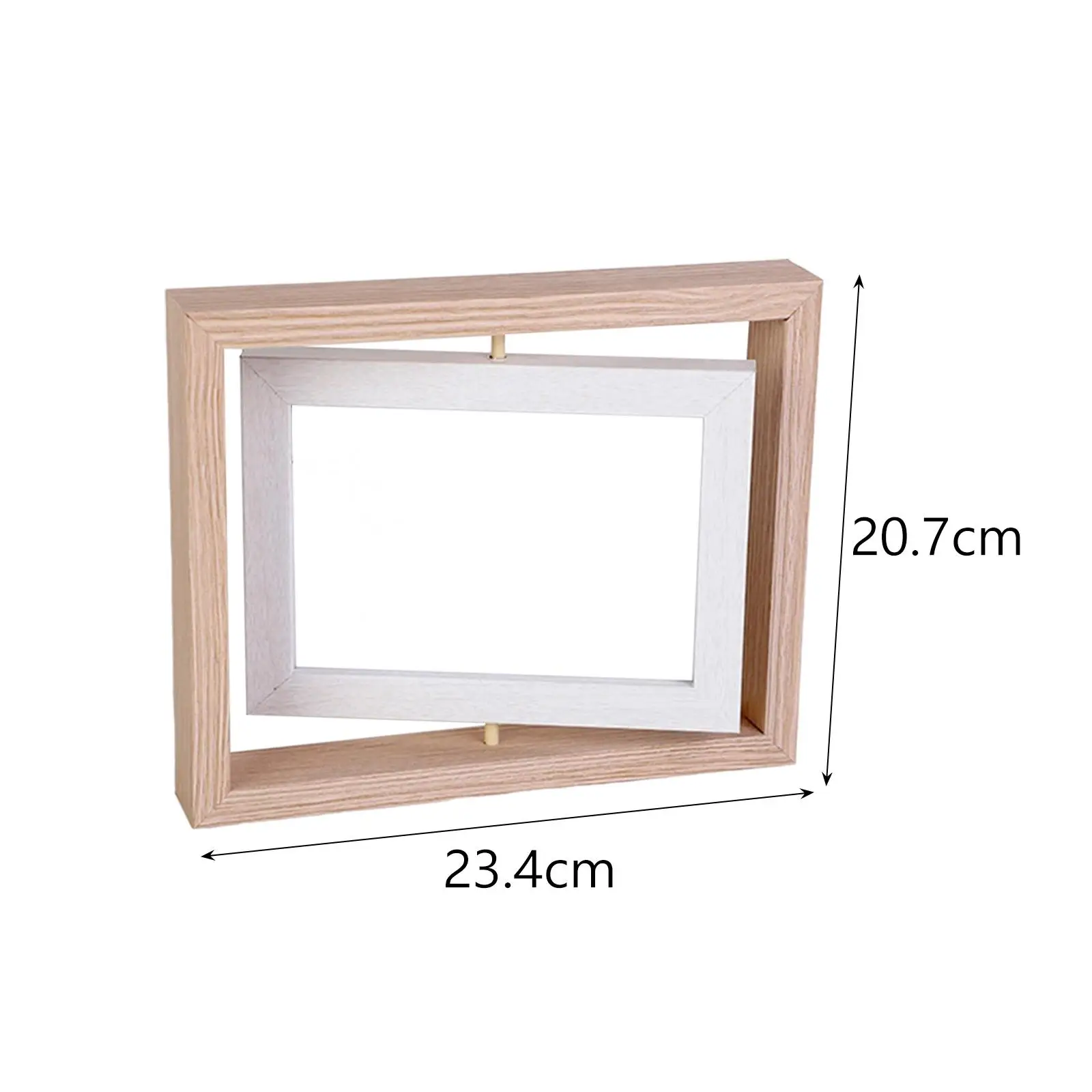 Cornice Galleggiante Rotante Per Foto 10x15 Cm - Regalo Di Nozze Unico Per Sposi E Coppie - Perfetta Per Addio Al Nubilato