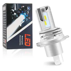 High - Performance H4 LED Motorcycle Headlight Bulbs with Hi - Lo Beam and Canbus Integration (H4)