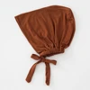 82 couleurs cravate dos sous-embouts mode femmes intérieur Hijab casquette musulmane Bonnet plaine islamique coton Spandex Jersey DEW sous-écharpe